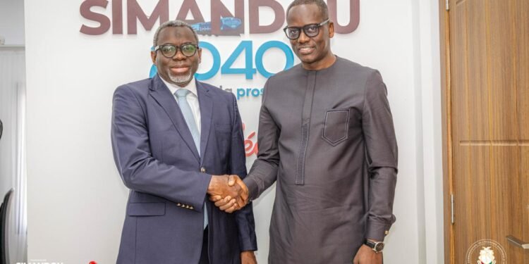 Télécommunications : le ministre Mourana Soumah échange avec le Directeur général de Orange Guinée