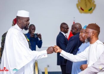 Palais Mohammed V : Mamadi Doumbouya échange avec les membres du Conseil supérieur de la magistrature