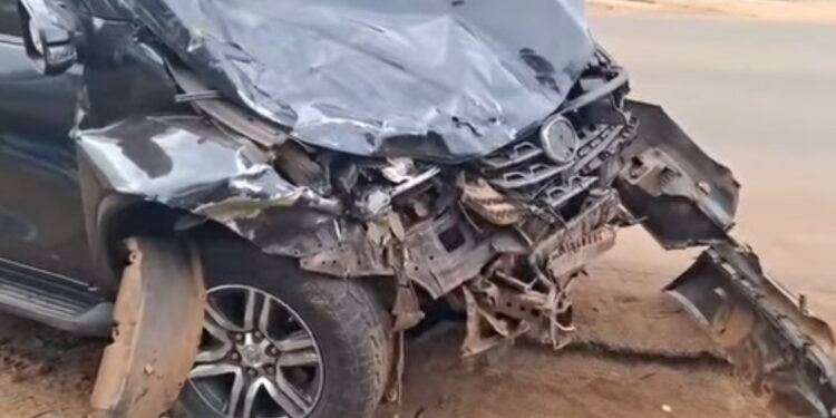 Lambandji (Conakry) : une collision entre un tricycle et une voiture fait plusieurs blessés graves