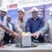 Koloma : première pierre posée pour Simandou TV et le siège combiné FADEM-Horoya-AGP Radio rurale