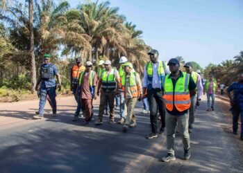 Axe Kolabouyi–Boké : Le ministre des Travaux publics exige l’accélération des travaux de reconstruction de cette route