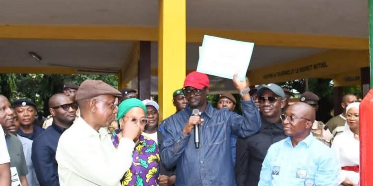 Conakry : le ministre Ibrahima Sory II Tounkara lance le concours de recrutement de 100 auditeurs de justice