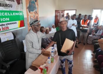 Sous le haut patronage des sages de Mamou, l&rsquo;Association des Ressortissants de Niagara (ARENA), dirigée par Elhadj Nouhou Diallo, a organisé, ce dimanche, au Groupe scolaire Les Diplomates de Wanindara, une cérémonie de remise de satisfécits aux élèves ressortissants de Niagara admis au baccalauréat, en reconnaissance de leurs brillants résultats.Cette initiative, qui vise à promouvoir l&rsquo;excellence et à encourager la jeunesse à poursuivre ses efforts, a réuni de nombreux ressortissants de Niagara, des parents d&rsquo;élèves ainsi que plusieurs invités venus célébrer les nouveaux bacheliers.Dans son allocution, le président de l&rsquo;ARENA, Elhadj Nouhou Diallo, a insisté sur l&rsquo;importance du savoir comme principal levier de développement. Il a rappelé que l&rsquo;éducation constitue la plus grande richesse qu&rsquo;une communauté puisse offrir à sa jeunesse, expliquant que c&rsquo;est cette conviction qui a motivé l&rsquo;association à récompenser les fils et filles de Niagara qui se sont distingués au baccalauréat.Au-delà de l&rsquo;encouragement des élèves, Elhadj Nouhou Diallo a également annoncé une contribution symbolique d&rsquo;un million de francs guinéens, au nom de l&rsquo;ARENA, afin de lancer les premières démarches en vue de la réhabilitation des pistes rurales de Niagara, dans le but de désenclaver la sous-préfecture. Cette initiative s&rsquo;inscrit dans la volonté de contribuer au développement de la localité, confrontée à un manque criant d&rsquo;infrastructures et de services de base.Cette annonce a été chaleureusement accueillie par les ressortissants de Niagara présents à la cérémonie. Les fils et filles de la sous-préfecture ont salué l&rsquo;engagement constant d&rsquo;Elhadj Nouhou Diallo en faveur du développement de Niagara depuis son élection à la tête de l&rsquo;Association des Ressortissants de Niagara.Plusieurs intervenants ont exprimé leur satisfaction face aux actions entreprises par l&rsquo;ARENA, estimant qu&rsquo;elles traduisent une volonté réelle d&rsquo;accompagner le progrès de Niagara, tant sur le plan éducatif que socio-économique.À travers cette double initiative, consistant à récompenser l&rsquo;excellence scolaire et à soutenir un projet de développement local, l&rsquo;ARENA réaffirme sa détermination à contribuer au rayonnement de Niagara et à mobiliser ses ressortissants autour d&rsquo;une vision commune de progrès, de solidarité et de développement.