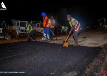 Axe  T4–Lambanyi–Sangoya: l’AGEROUTE poursuit ses travaux à la satisfaction des usagers