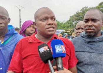 Coup de colère des vendeurs du marché Enco5 : « Nous ne savons plus où donner de la tête, le président n’a qu’à nous aider », plaide Mamadou Saliou Diallo