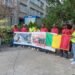 Bruxelles : l’UFDG dissoute dénonce les atteintes aux droits humains en Guinée lors d’une manifestation devant l’ambassade