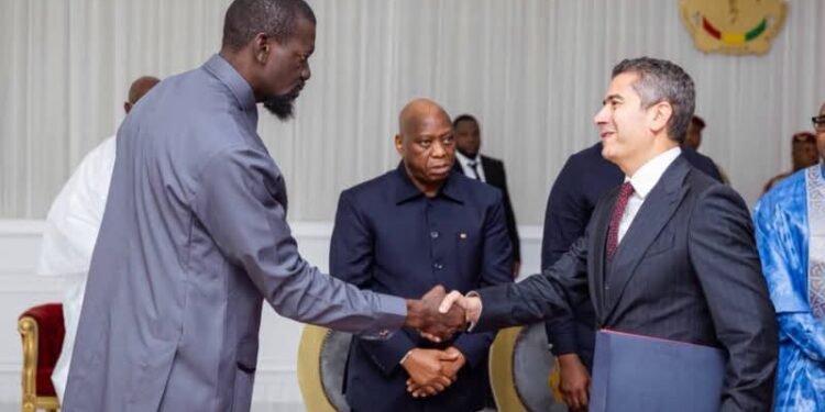 Diplomatie : dix nouveaux ambassadeurs présentent leurs lettres de créance au président Mamadi Doumbouya