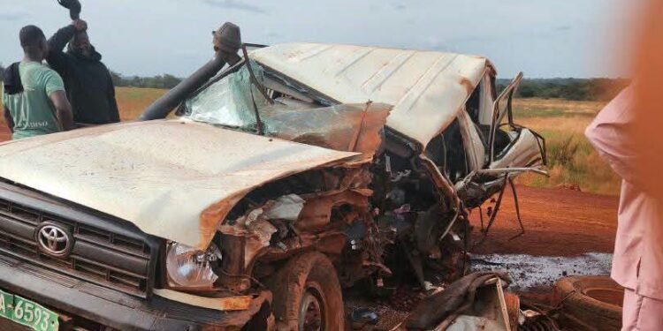 Boké : la directrice de Cabinet du gouvernorat et l’inspecteur régional des Mines victimes d’un grave accident