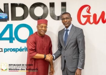 Conakry: Ousmane Gaoual Diallo échange avec une délégation de la BIDC sur le financement des infrastructures de transport