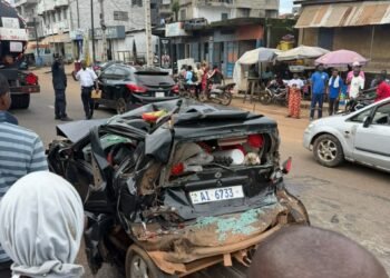 Conakry : un carambolage à Yimbayah relance le débat sur la sécurité routière