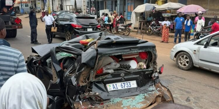 Conakry : un carambolage à Yimbayah relance le débat sur la sécurité routière