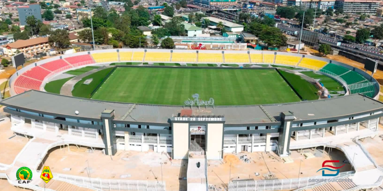 Stade du 28-Septembre : GUICOPRES BTP décroche l’homologation de la CAF